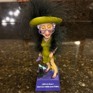 Shoe Fasionist Biddys Figurine Westland Giftware Life's So Short